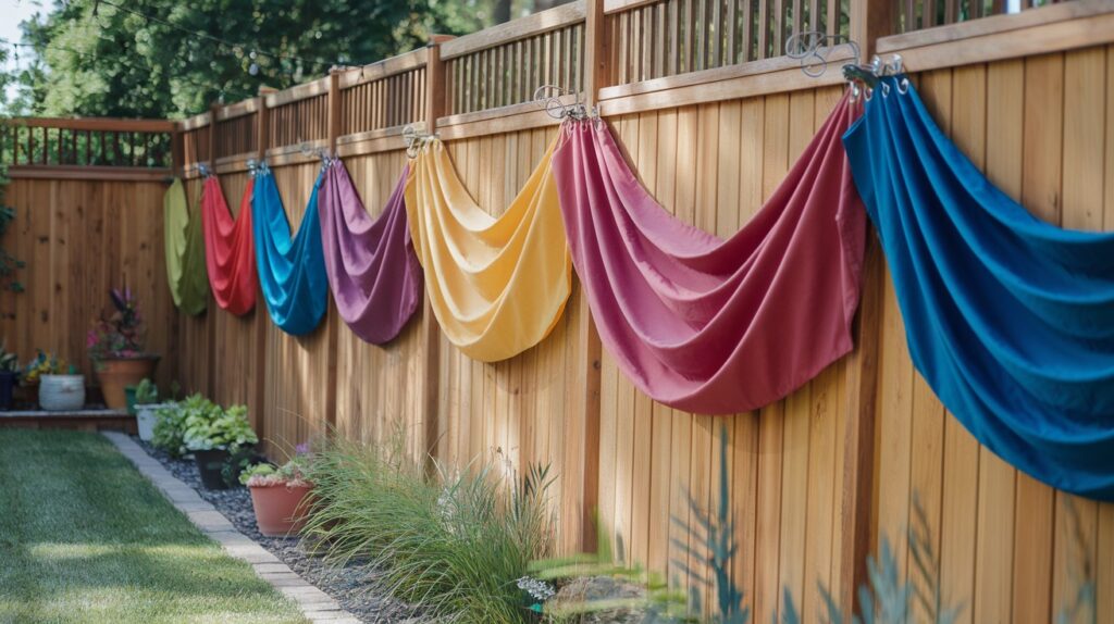 Add Colorful Outdoor Fabric Panels