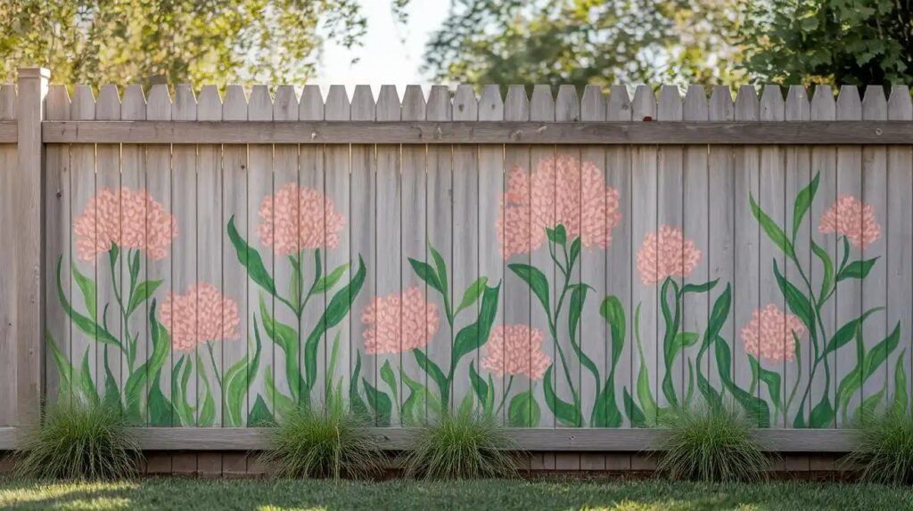 Add a Painted Mural or Fence Art