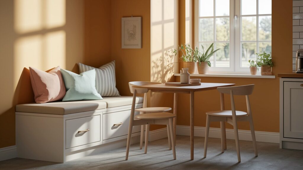 Built-in Bench with Storage