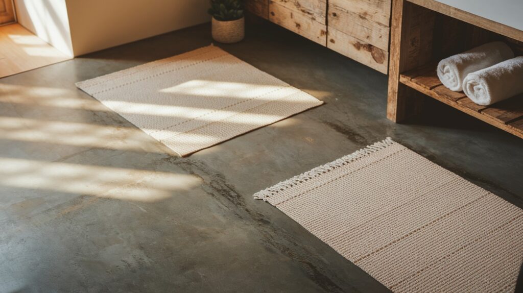 Concrete Floors with Soft Rugs