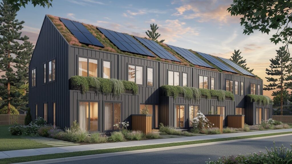 Eco-Friendly Green Townhome