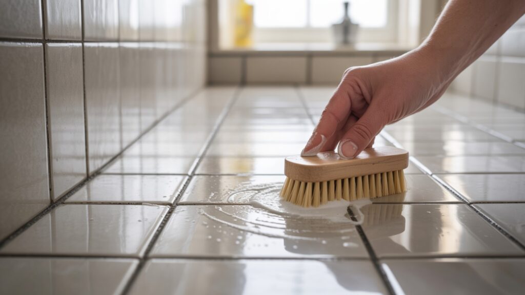 Essential Tools & Ingredients for Safe Grout Cleaning