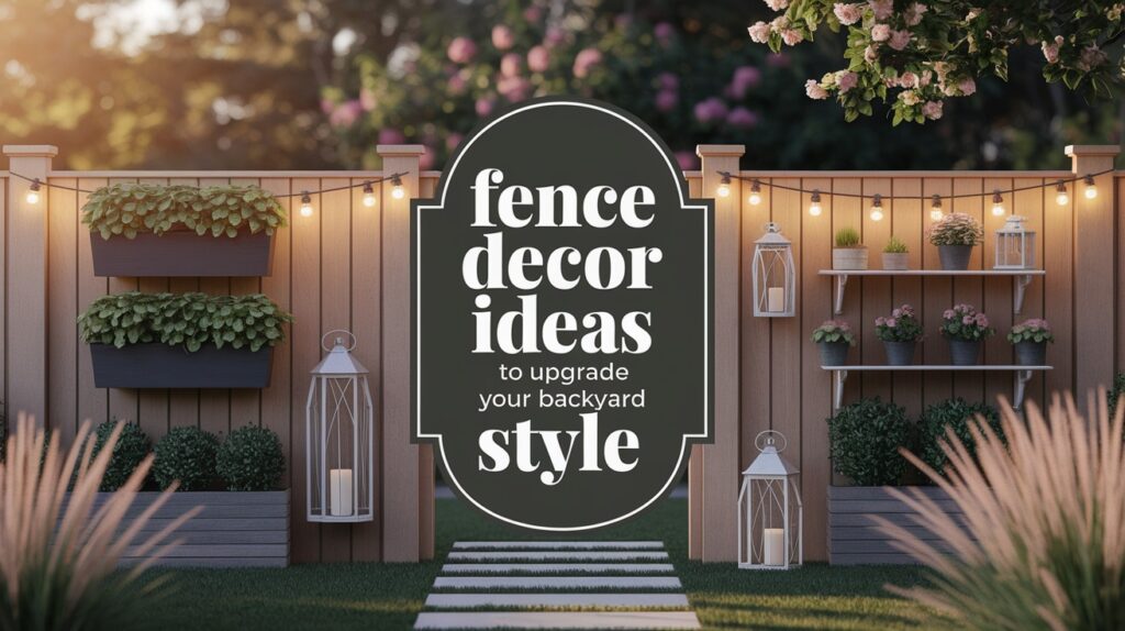 Fence Decor Ideas