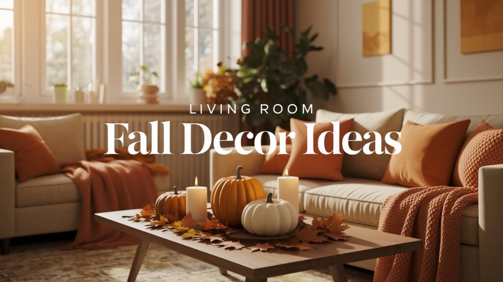 Living Room Fall Decor