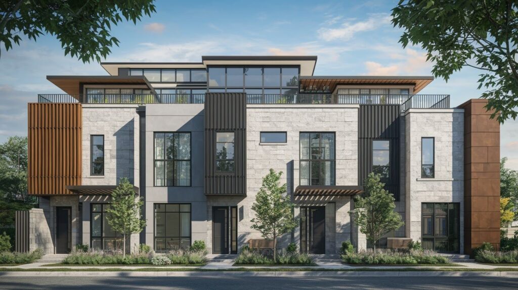 Mixed-Material Facades