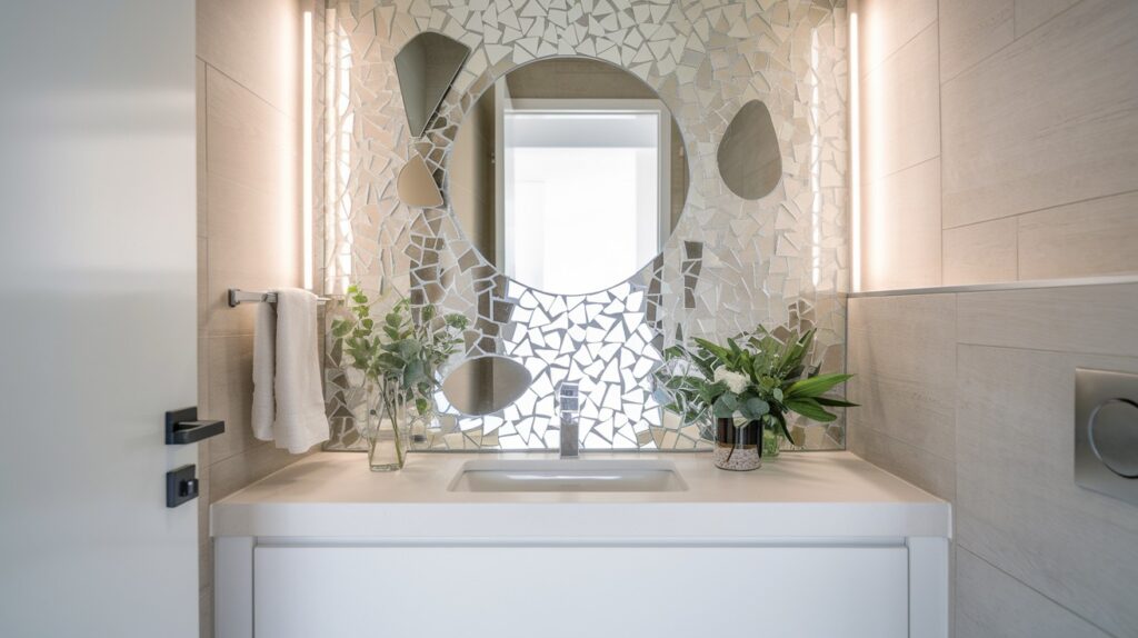 Mosaic Mirror Accent