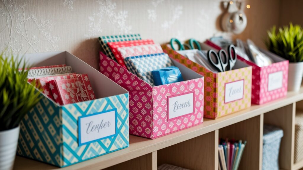 Repurpose Shoe Boxes into Craft