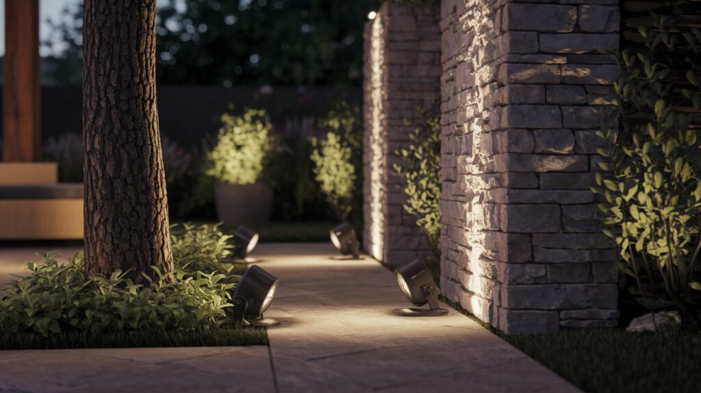 Uplighting to Highlight Trees