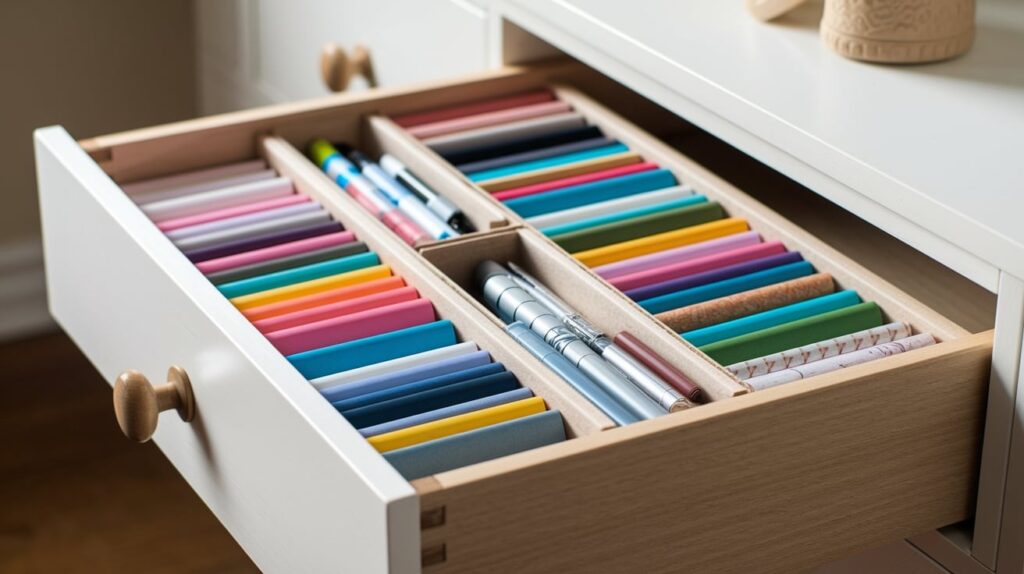 Use Cereal Boxes as Drawer Organizers