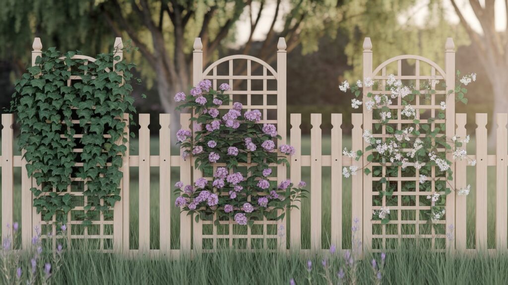 Use Decorative Trellises with Climbing Plants