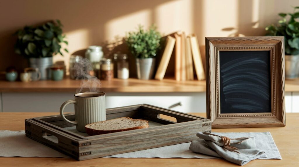 Use Old Picture Frames as Serving Trays