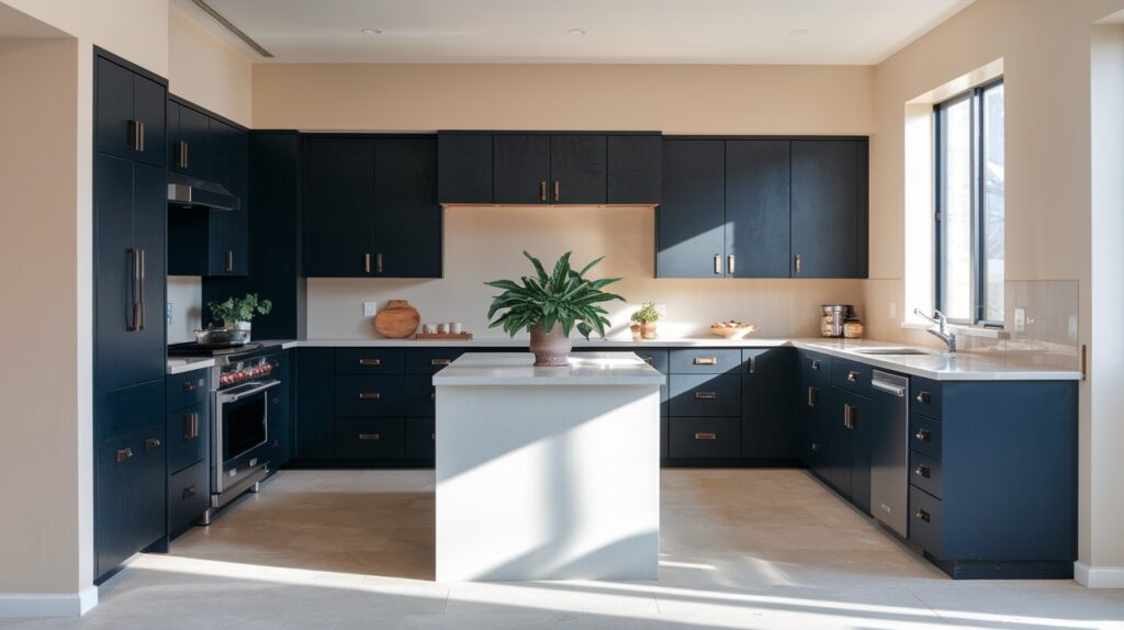 Why Kitchen Island Color Matters with Dark Cabinets