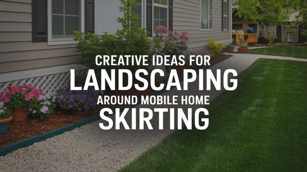11 Ideas for Landscaping Around Mobile Home Skirting