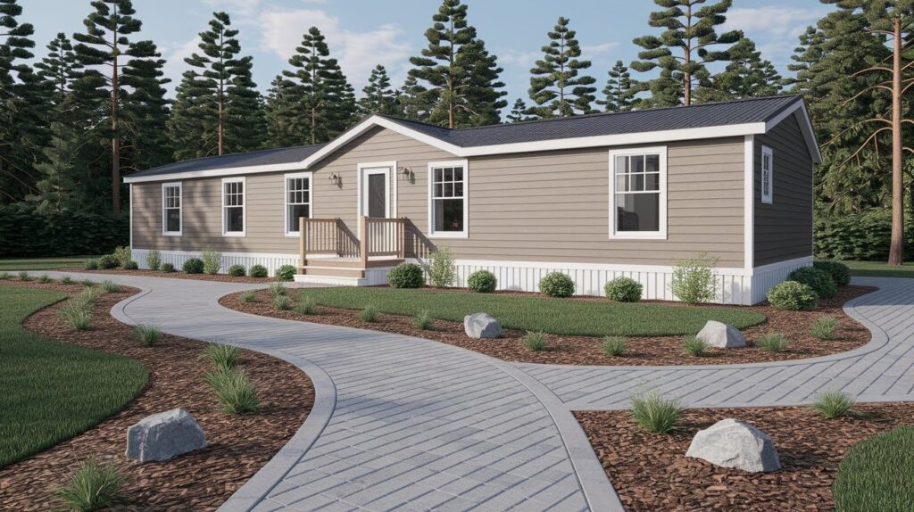Add Pavers and Pathways Near Skirted Areas