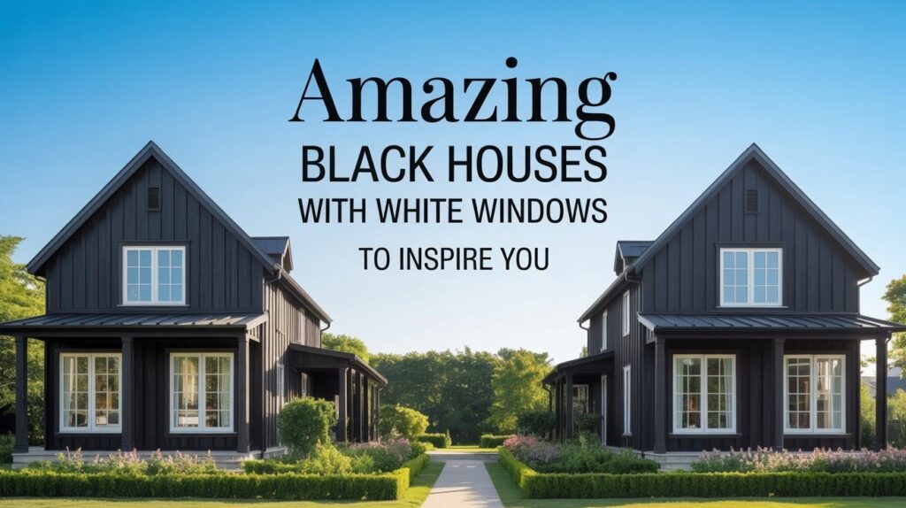 Amazing Black Houses