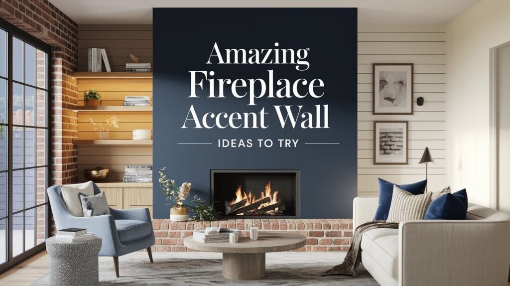 Amazing Fireplace Accent Wall Paint