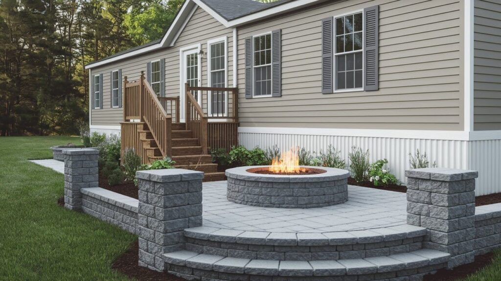 Blend in with Hardscape Features