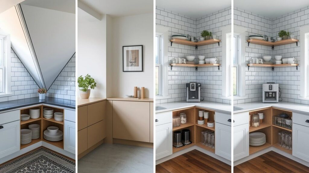 Blind Corner Cabinet Ideas for Upper Cabinets