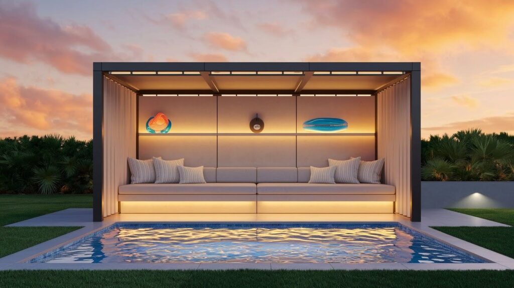 Built-In Seating Cabana