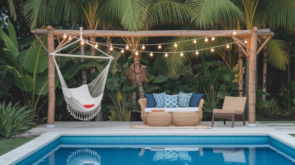 Cabana with Hammock Lounge
