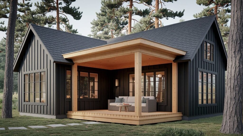 Cabin Retreat with Inkwell Siding & Cedar Porch