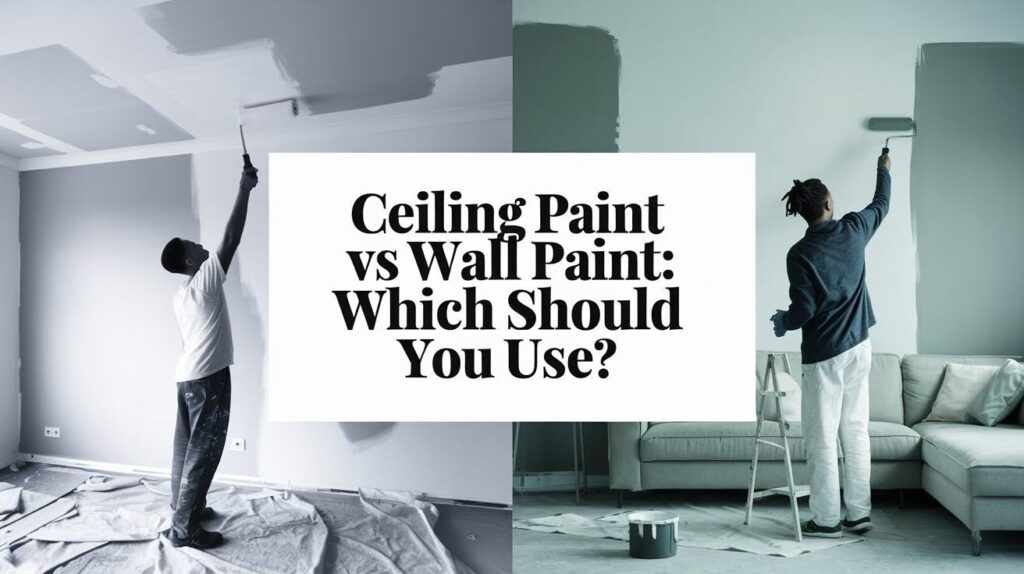 Ceiling Paint vs Wall Paint