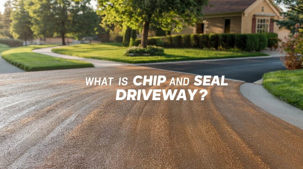 Chip and Seal Driveway