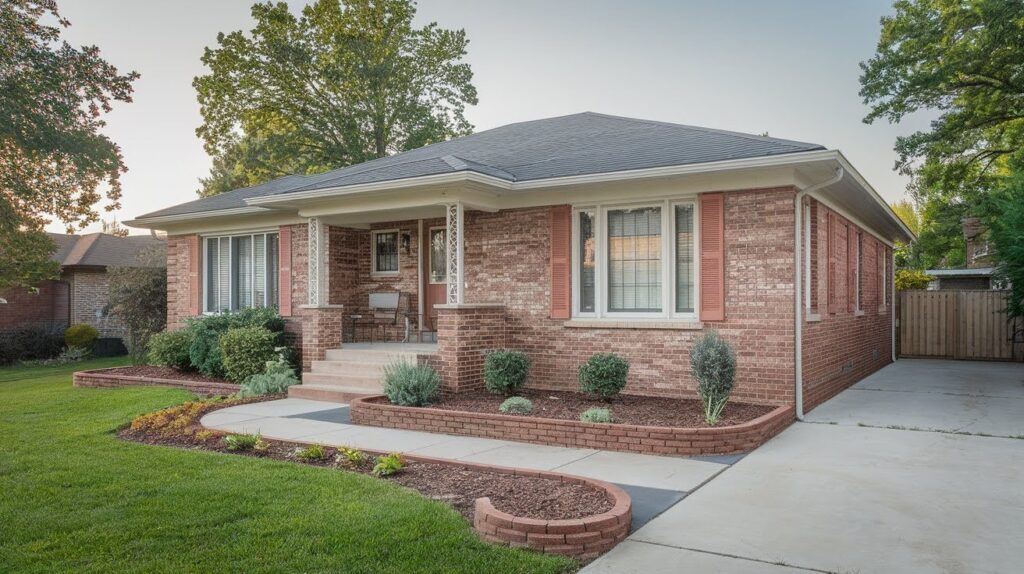 Choose A 60's Brick Ranch Exterior