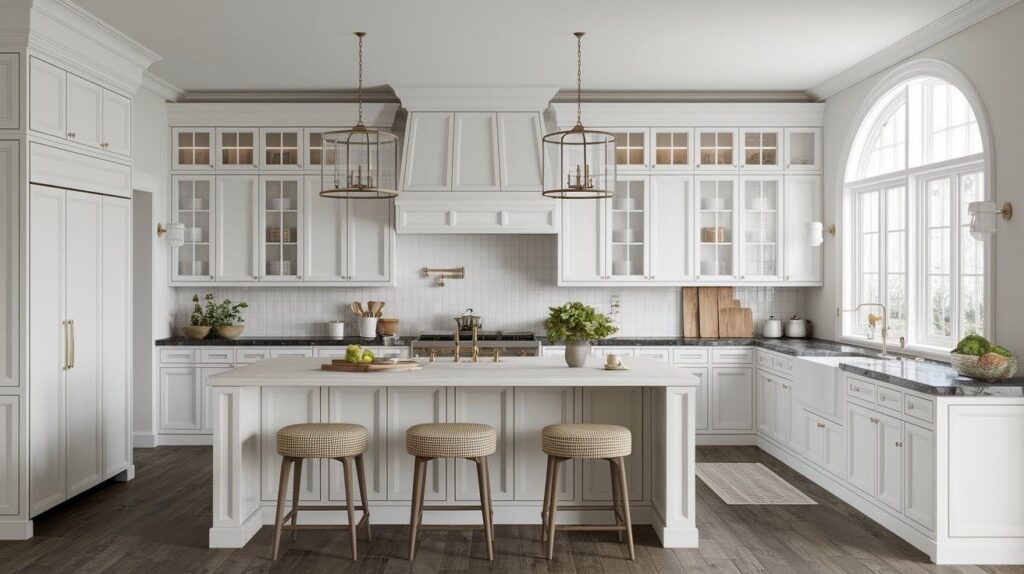 Classic G-Shaped Layout with Pantry Integration