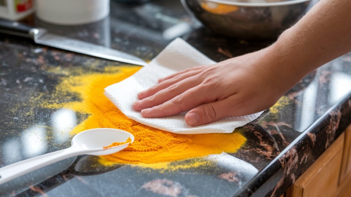 Effective Ways to Remove Turmeric Stains from Kitchen Counter
