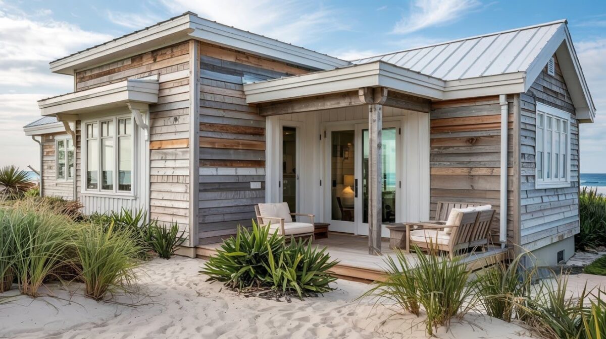View of 13 Amazing Modern Wood Accents for Your Home Exterior - Home Briefings