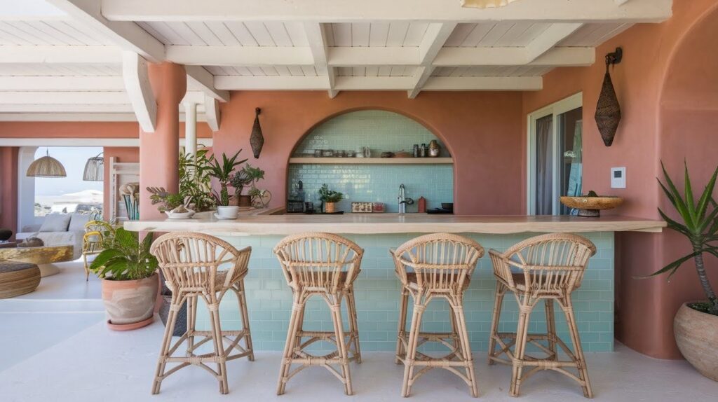 Coastal & Mediterranean-Inspired Kitchen Bars