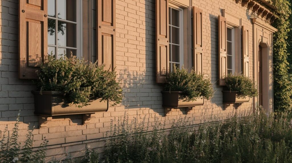 Combine Brick With Wood Or Metal Accents For Style