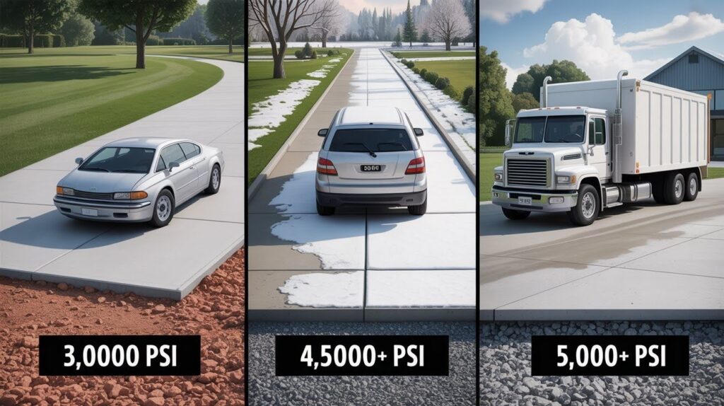 Concrete Strength (PSI Ratings)