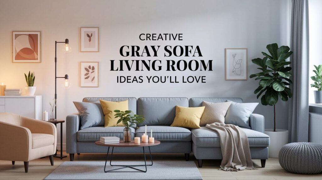 Creative Gray Sofa