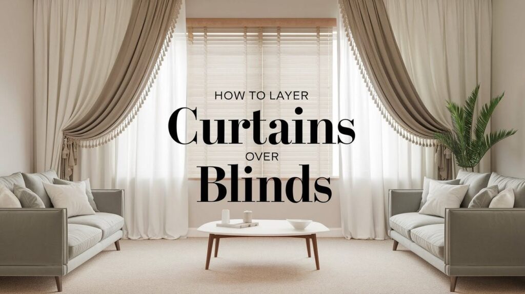 Curtains Over Blinds