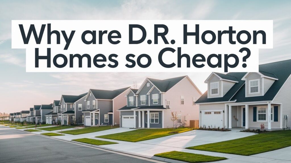 D.R. Horton Homes So Cheap