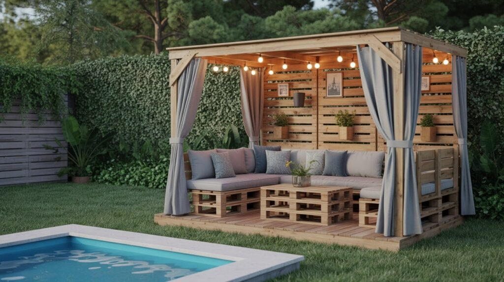 DIY Pallet Cabana