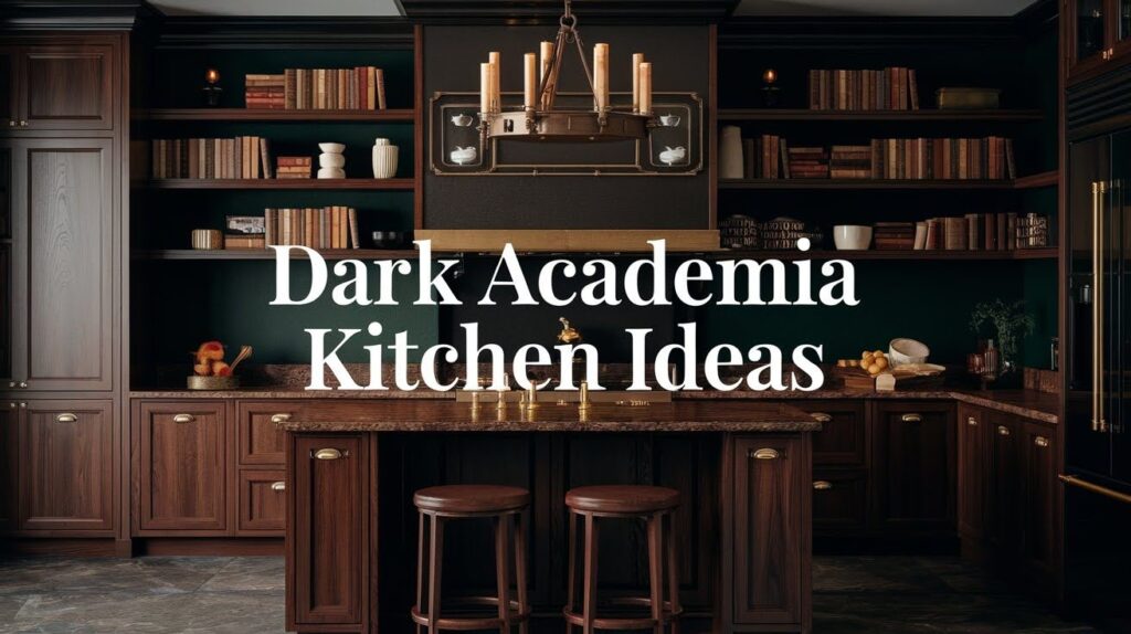 Dark Academia Kitchen