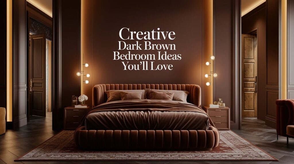 Dark Brown Bedroom