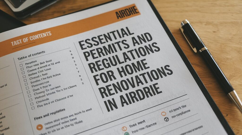 Essential Permits and Regulations for Home Renovations in Airdrie