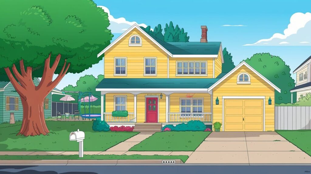 Family Guy House Front View