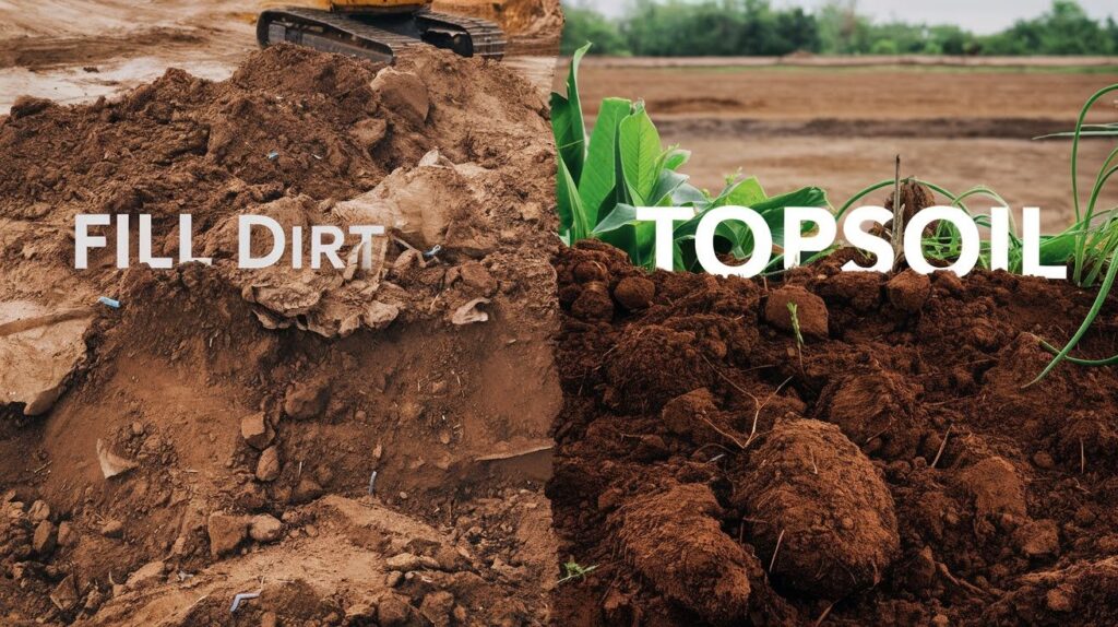 Fill Dirt vs. Topsoil