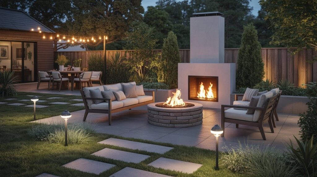 Fire Features & Lighting
