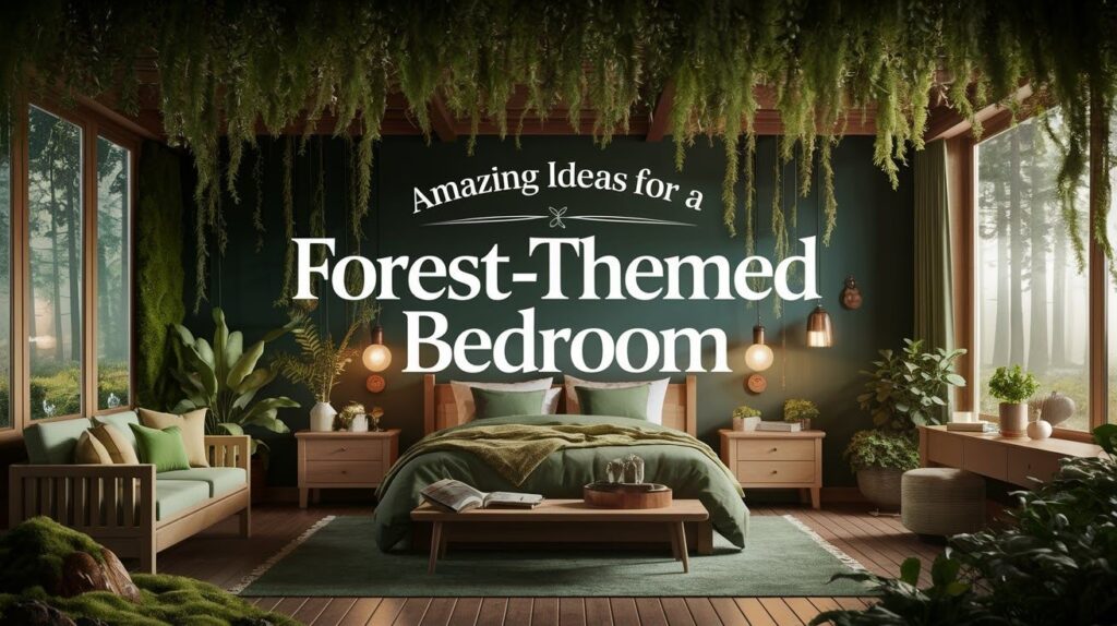 Forest-Themed Bedroom