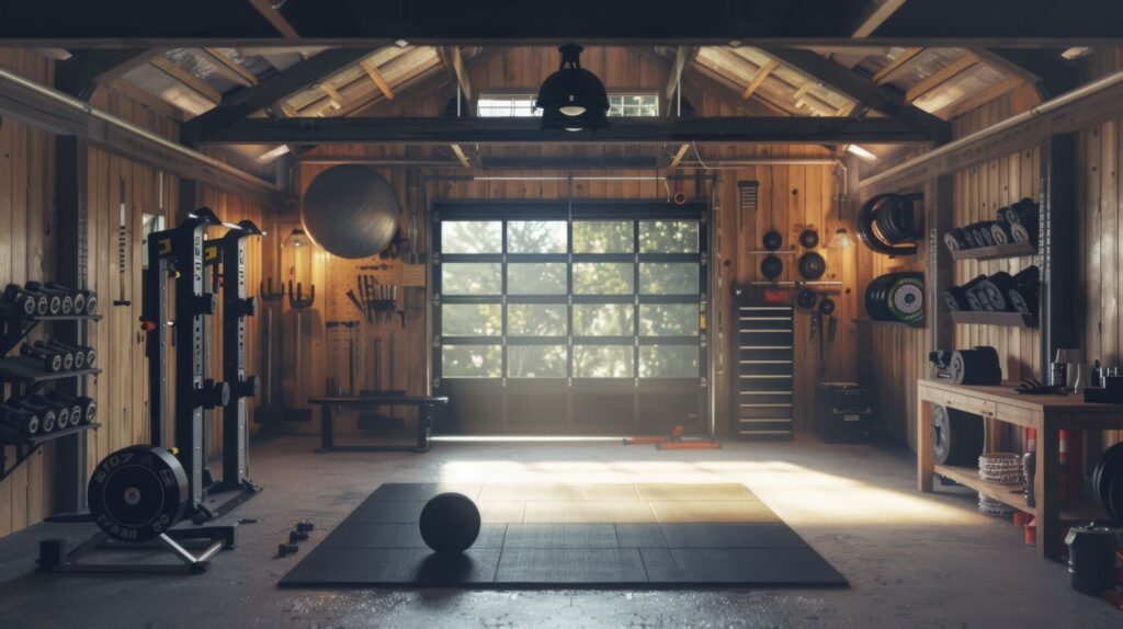 Garage Conversion Into Gym For Minimalists