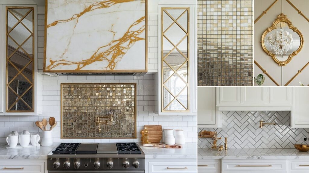 Glamorous Backsplashes