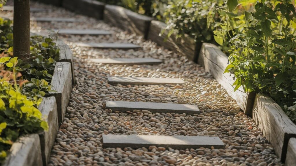 Gravel or Crushed Stone Pathways