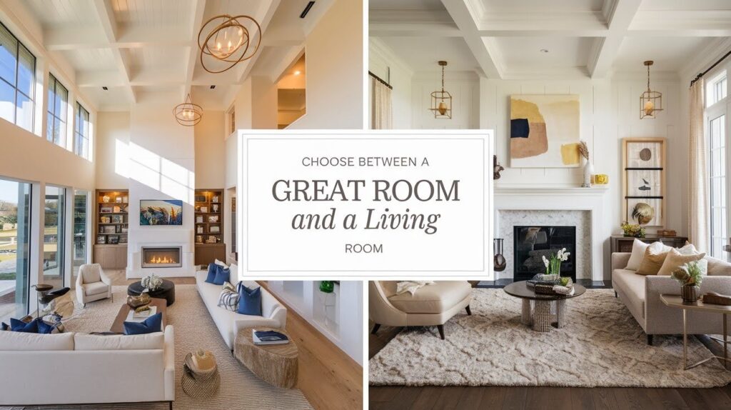 Great Room and a Living Room