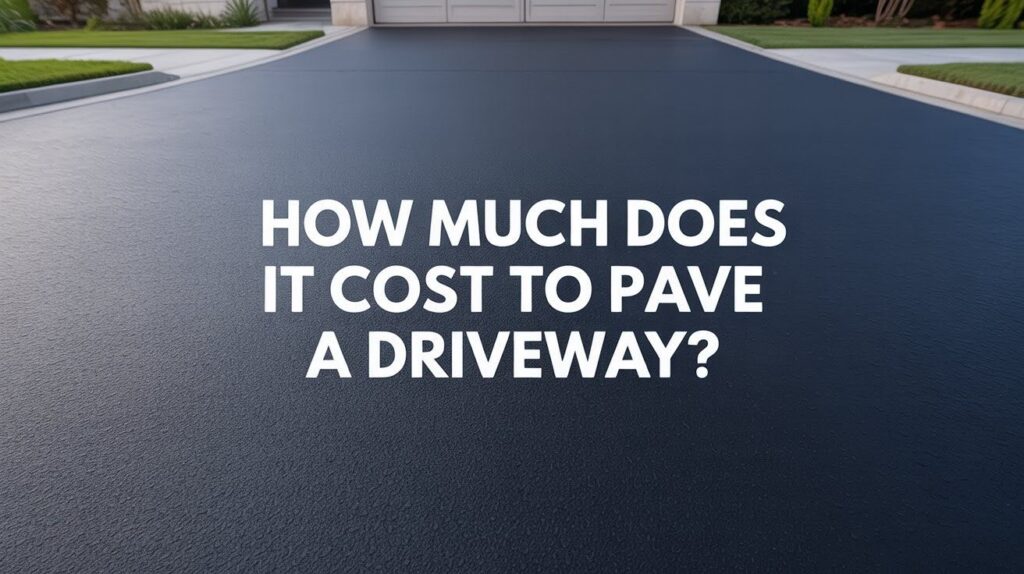 How Much Does It Cost to Pave a Driveway